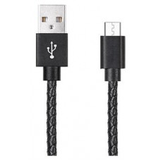 Cable USB a Micro USB 5 Pines (Carga & Transferencia) Piel 1m Biwond