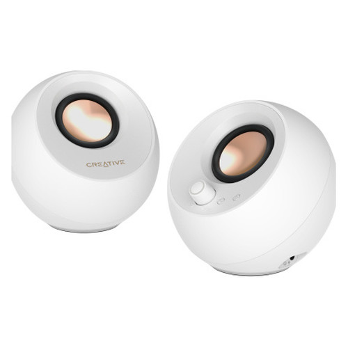 ALTAVOCES CREATIVE PEBBLE PRO 2.0 BT BLANCO RGB (Espera 4 dias)