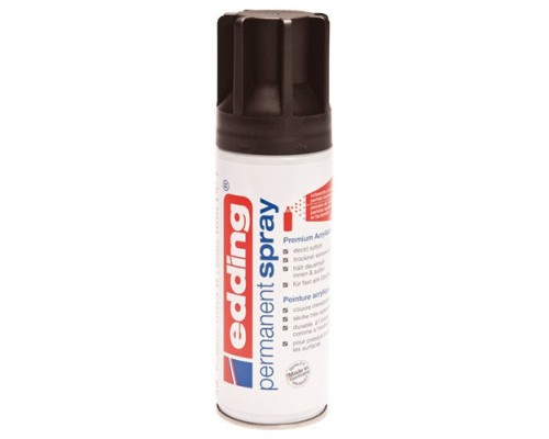 SPRAY NEGRO INTENSO MATE. EDDING 5200-901 (Espera 4 dias)-SX2 SPRAY NEGRO INTENSO MATE. EDDING 5200-901 (Espera 4 dias)