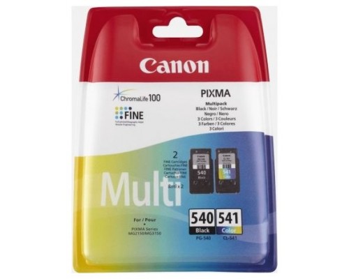 CANON CARTUCHO PG540/CL541 NEGRO/COLOR PACK 2 PIXMA