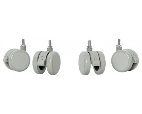 PACK DE 4 RUEDAS PARA MESA ELÉCTRICA COLOR GRIS KENSINGTON 53740085 (Espera 4 dias)