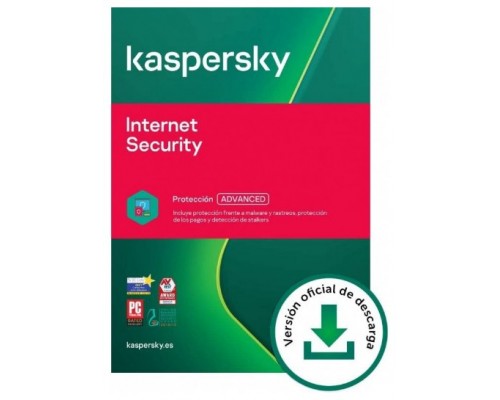 Kaspersky Internet Security: 1 Dispositivo / 1 año (DIGITAL) (Espera 2 dias)