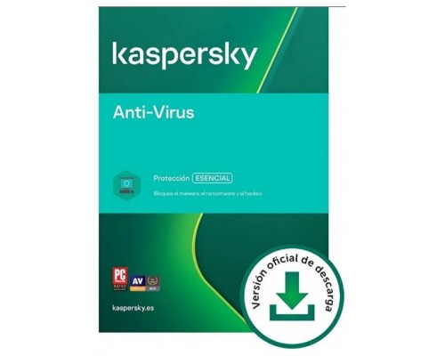 Kaspersky Antivirus: 1 Dispositivo / 1 año (DIGITAL) (Espera 2 dias)