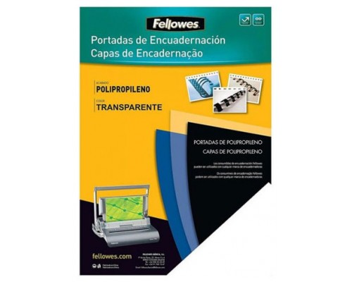 PACK 50 PORTADAS POLIPROPILENO 700 MICRAS TRANSL&Uacute;CIDO FELLOWES 5477301 (Espera 4 dias)