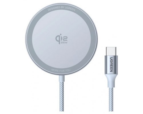 Ugreen MagFlow Smartphone Gris USB Cargador inal&aacute;mbrico Auto (Espera 4 dias)