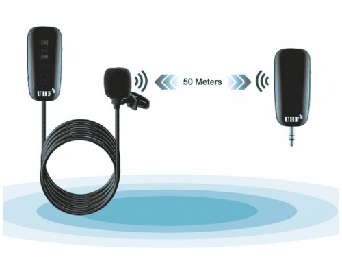 Micrófono Inalámbrico Clip UHF / Receptor y Transmisor Sonido (Espera 2 dias)