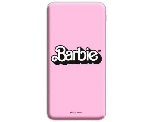 Batería Externa Universal Power Bank 10.000 mAh Licencia Barbie Rosa