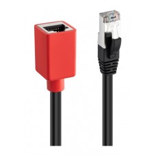 Lindy 60189 cable de red Negro, Rojo 0,2 m Cat6a (Espera 4 dias)