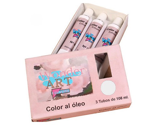 Pryse 6251002 pintura al &oacute;leo 108 ml Tubo Plata, Titan, Blanco (Espera 4 dias)