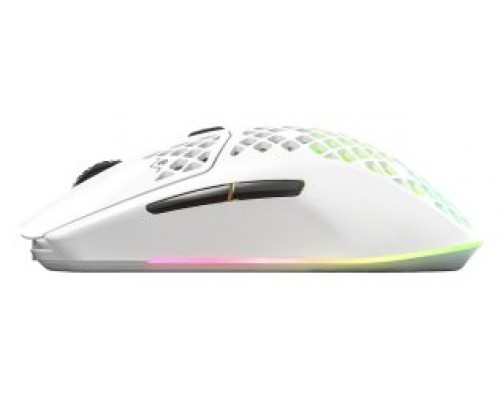 RATON STEELSERIES AEROX 3 WIRELESS BLANCO (62608) LANZAMIENTO EN 2022!!!! (Espera 4 dias)