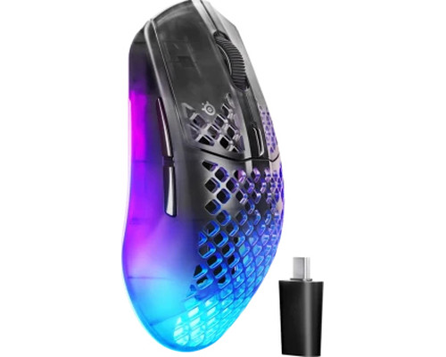 Steelseries Aerox 3 Wireless Gen 2 ratón Juego mano derecha RF Wireless + Bluetooth Óptico 26000 DPI (Espera 4 dias)-SX15 Steelseries Aerox 3 Wireless Gen 2 ratón Juego mano derecha RF Wireless + Bluetooth Óptico 26000 DPI (Espera 4 dias)