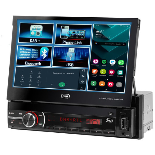 RADIO COCHE TREVI MDV 6380 DAB/VIDEO MONITOR 7" +RDS+USB+AW BLAC-SX28 RADIO COCHE TREVI MDV 6380 DAB/VIDEO MONITOR 7" +RDS+USB+AW BLAC