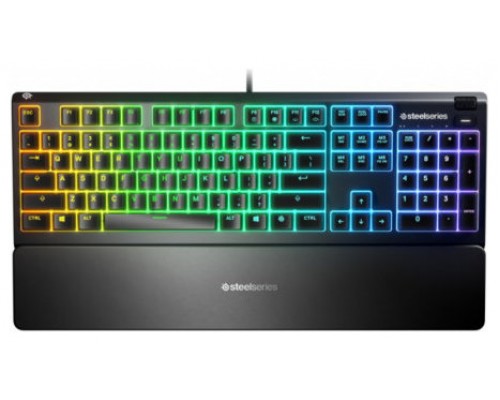 TECLADO STEELSERIES APEX 3 (PORTUGUES) (64804) (Espera 4 dias)