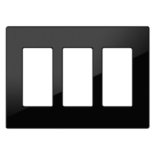 CRESTRON DECORATOR STYLE FACEPLATE, 3-GANG, BLACK SMOOTH (FP-G3-B-S) 6506273 (Espera 4 dias)-SX7 CRESTRON DECORATOR STYLE FACEPLATE, 3-GANG, BLACK SMOOTH (FP-G3-B-S) 6506273 (Espera 4 dias)