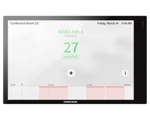 CRESTRON 7 IN. WALL MOUNT TOUCH SCREEN, BLACK SMOOTH (TSW-770-B-S) 6510813 (Espera 4 dias)