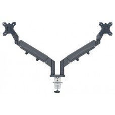BRAZO PARA MONITOR DUAL ERGO SPACESAVING COLOR GRIS OSCURO LEITZ 65370089 (Espera 4 dias)