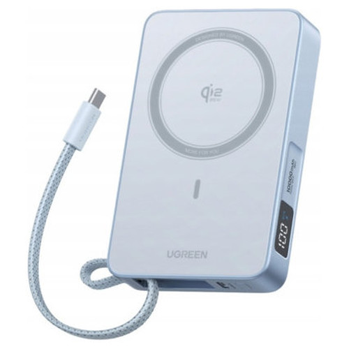 UGREEN 10000MAH MAGNETIC QI 25W WIRELESS POWER BANK (Espera 4 dias)