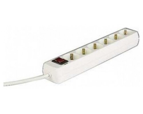 REGLETA ALIMENTACION HAMA CON 6 TOMAS INTERRUPTOR 1,4m