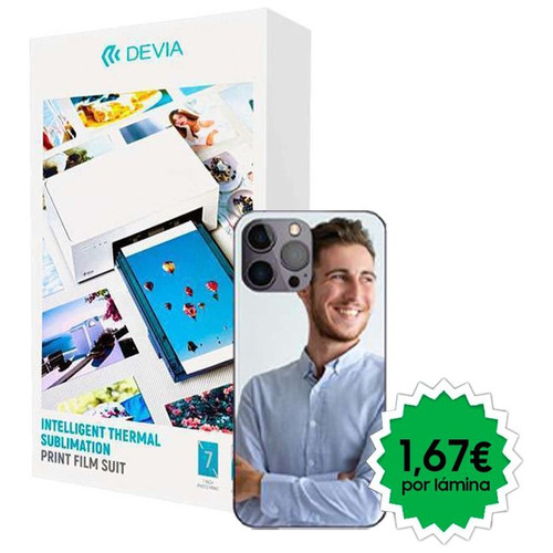 Protector Vinilo Devia Trasera Mini Printer Personalizaci&oacute;n (Pack 36 uds)