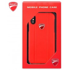 Carcasa COOL para iPhone X / iPhone XS Licencia Ducati Hard Rojo