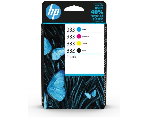 HP OfficeJet 6100, Pack 4 cartuchos 932 K y 933 CMY