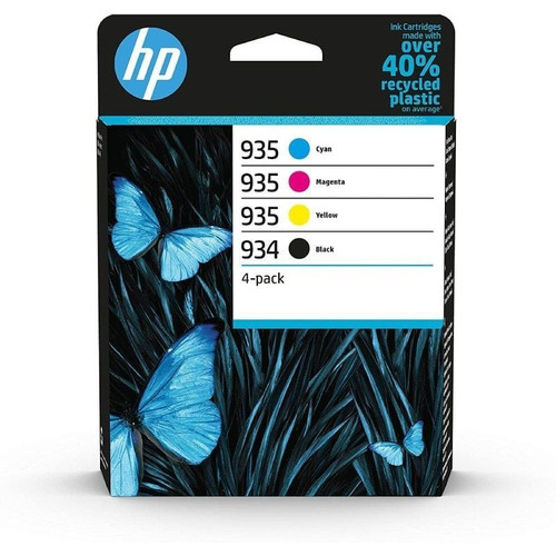 HP OfficeJet Pro 6200, Pack 4 cartuchos  934 K y 935 CMY