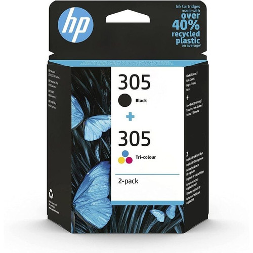 HP DeskJet 1210,1212 Pack 2 Cartucho Color y Negro Nº305-SX4 HP DeskJet 1210,1212 Pack 2 Cartucho Color y Negro Nº305