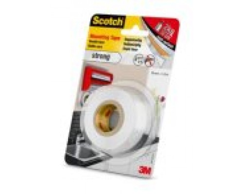 ROLLO CINTA DE MONTAJE DOBLE CARA PARA INTERIORES 19MM X 1,5M HASTA 7KG FIX 4496G-1915-P SCOTCH 7100263303 (Espera 4 dias)