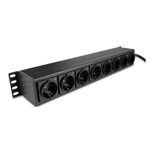 Lindy 73025 unidad de distribución de energía (PDU) 8 salidas AC 1.5U Negro (Espera 4 dias)-SX37 Lindy 73025 unidad de distribución de energía (PDU) 8 salidas AC 1.5U Negro (Espera 4 dias)
