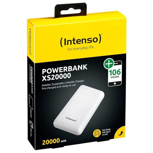 Intenso Powerbank XS20000 20000 mAh Blanco-SX5 Intenso Powerbank XS20000 20000 mAh Blanco