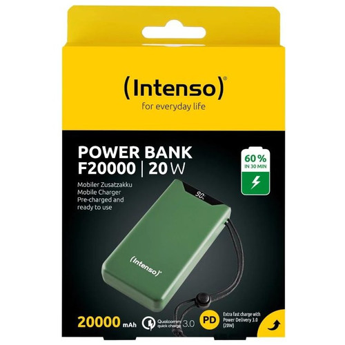 Intenso Powerbank F20000 20000 mAh Verde-SX6 Intenso Powerbank F20000 20000 mAh Verde