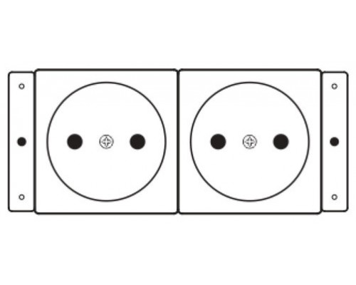 Kramer Electronics TS-2DE toma de corriente (Espera 4 dias)