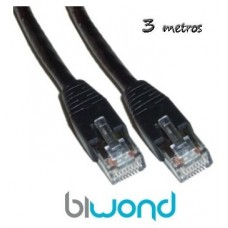 Cable Ethernet 3m Cat 6 BIWOND (Espera 2 dias)