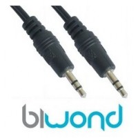 Cable Audio Estereo Jack 3.5mm 0.3m BIWOND (Espera 2 dias)