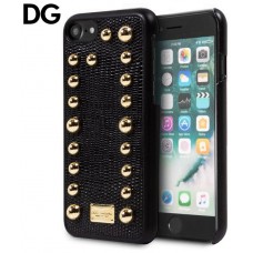 Carcasa COOL para iPhone 7 / 8 / SE (2020) / SE (2022) Licencia Dolce Gabbana Negro Dorado