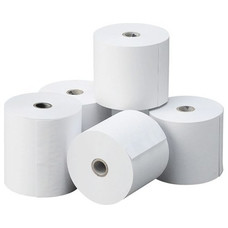 PAPEL TERMICO 80X80X12 MM 56GR - PAQUETE DE 8 ROLLOS --SX3 PAPEL TERMICO 80X80X12 MM 56GR - PAQUETE DE 8 ROLLOS -