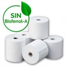 PAPEL TERMICO 80X80X12 MM 56GR. - PAQUETE 8 ROLLOS -