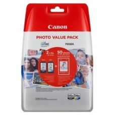 Canon Pack 2 Cartuchos Negro/Color Pixma MG2450/MG2550 PG545XL/CL546XL 400pag. *BLISTER ALARMA*