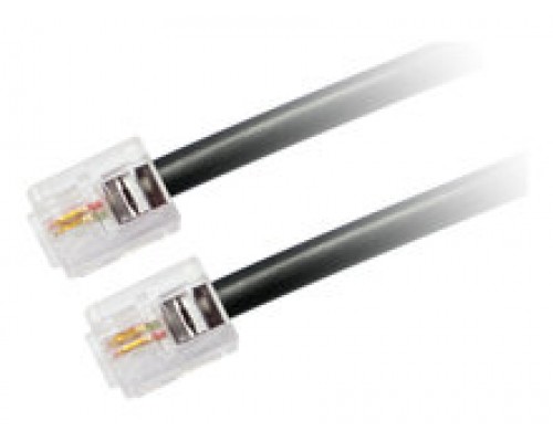 ClearOne 830-158-011L cable de serie Negro 7,6 m RJ-45 (Espera 4 dias)