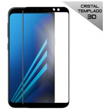 Protector Pantalla Cristal Templado Samsung A530 Galaxy A8 (2018) (FULL 3D Negro)