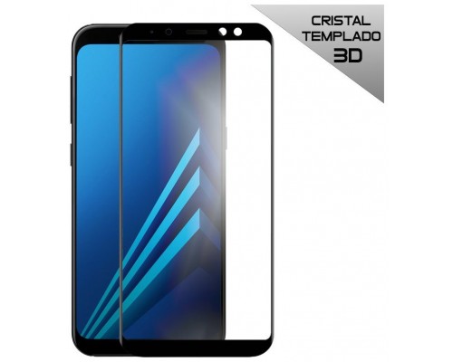 Protector Pantalla Cristal Templado Samsung A530 Galaxy A8 (2018) (FULL 3D Negro)