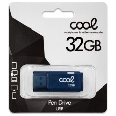 Pen Drive USB x32 GB 2.0 COOL Cover Azul