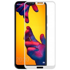 Protector Pantalla Cristal Templado Huawei P20 Lite (3D Blanco)