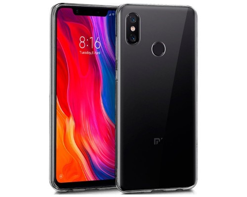 Funda Silicona Xiaomi Mi 8 / Mi 8 Pro (Transparente)