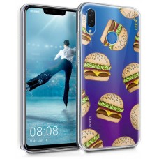 Carcasa COOL para Huawei P Smart Plus Clear Burger