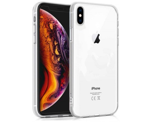 Funda Silicona iPhone XS Max (Transparente)