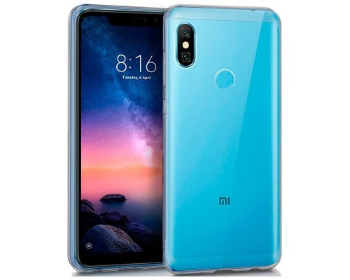 Funda Silicona Xiaomi Redmi Note 6 Pro (Transparente)