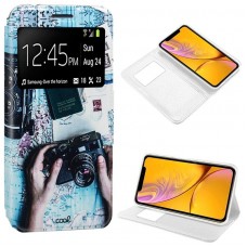 Funda COOL Flip Cover para iPhone XR Dibujos Travel