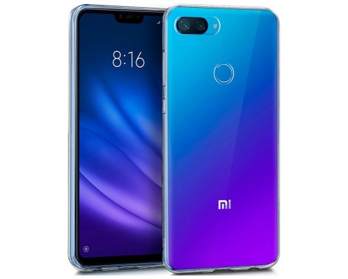 Funda Silicona Xiaomi Mi 8 Lite (Transparente)