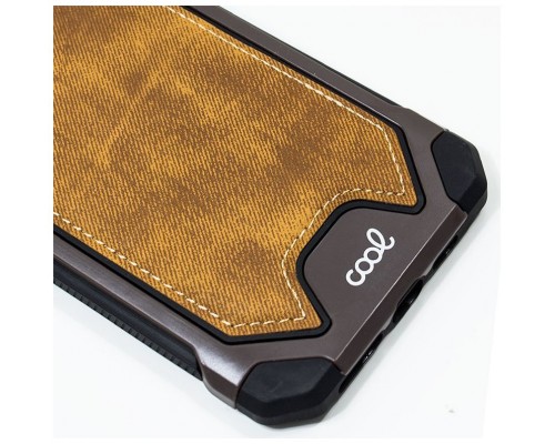 Carcasa COOL para iPhone XS Max Hard Tela Marrón